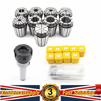 Metal MT3 ER32 2-20mm Spring Collet Set For Clamping Drill/Milling Cutter 9Pcs • £60.90