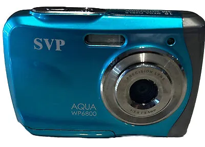 Waterproof 18 Mega Pixels SVP  Aqua Camera WP6800 W/Case & Cord Not Tested • $18.88