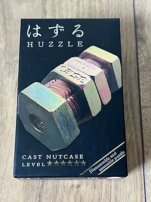 Huzzle Cast Nutcase Puzzle - Level 6 - Hanayama Japan - New / Sealed • £14.99