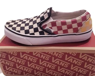 Vans Glitter Checkerboard Checkered Classic Slip-on Shoes Womens Size 6 Men 4.5 • $18.43