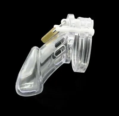 Plastic/Silicone Male Chastity Device Belt Small/Large Locking Belt Cage CB6000 • $10.69