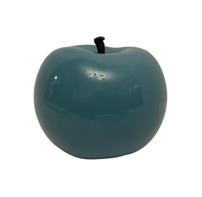 £737.35 • Buy BULL & STEIN Designer Apple Sculpture By Lisa Pappon Turquoise BULL&STEIN Brazil