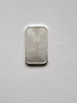 1oz .999 Silver Shield Duality Bar- Friends Skill Wealth • £35.99