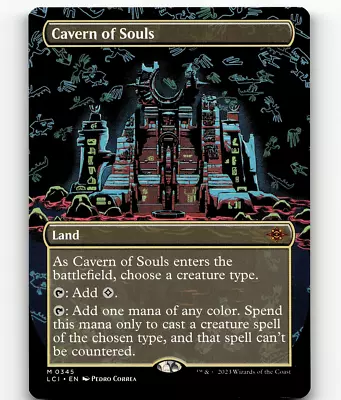 MTG Cavern Of Souls (Borderless) 345 - The Lost Caverns Of Ixalan • $39.99