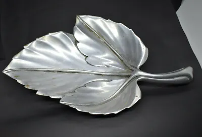 Vintage Bruce Fox Aluminum Leaf Dish Mid Century • $15
