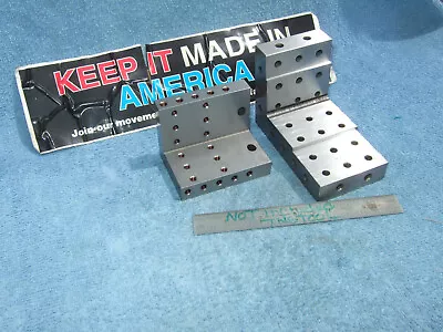 Angle Plates H-13 S-7 Watchmaker Machinist Toolmaker Precision Ground Fixtures • $145