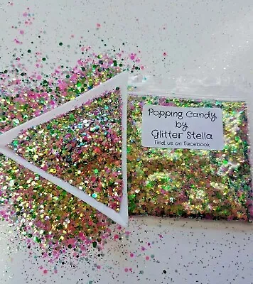 Nail Art Glitter Colour Change Chunky Chameleon Body Craft Festival Dance Resin  • £1.30