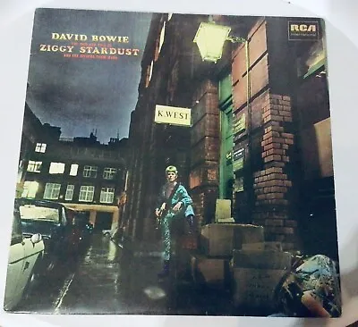 DAVID BOWIE The Rise And Fall Of Ziggy Stardust GREEN LABEL UK VINYL LP INTS5063 • £25