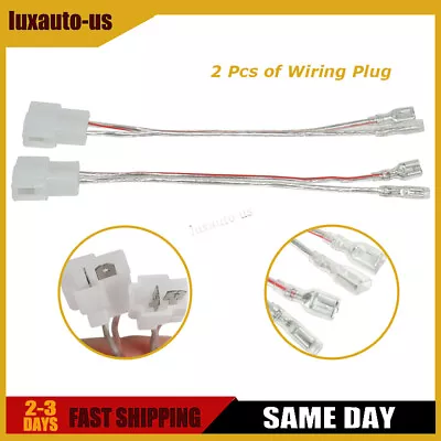 2x Car Dash Tweeter Speaker Wiring Harness Adapter Plug For Subaru RX WRX Loyale • $8.99