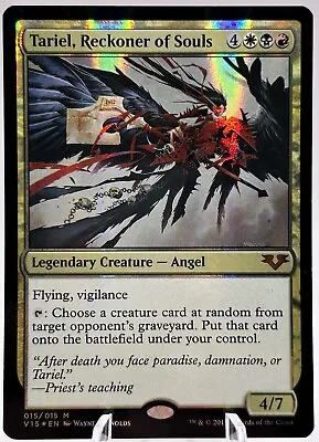 Tariel Reckoner Of Souls 015/015 Foil From The Vault: Angels V15 MTG NM • $2.99