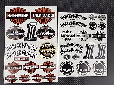$15.90 • Buy Harley Chopper Sportster Dyna Stickers Softail Decals V-rod Touring Iron Glide