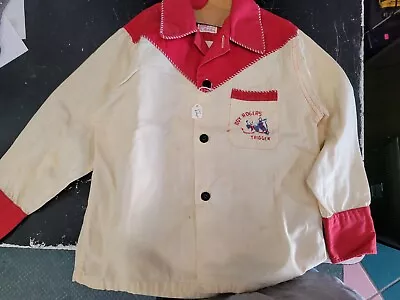 Vintage 1950’s Roy Rogers Childs Size 10 Long Sleeve Western Shirt Rob Roy • $79.99