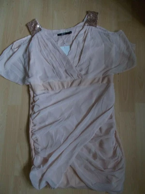 $4.87 • Buy Bnwt Pink Sequin Straps Dress Size Xxl Approx A 12
