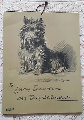 £75 • Buy The Lucy Dawson 1949 Dog Calendar Mac Lucy Dawson 1949 Dog Calendar