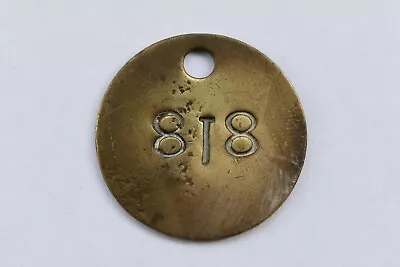 Railway Pay Check Token No. 818 • £7.84