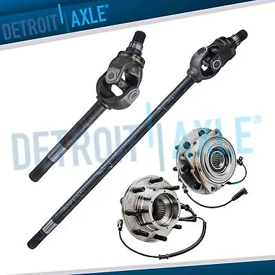 4WD Front Wheel Bearings & CV Axle Shafts For 2011-2014 F-250 F-350 DRW Dana 60 • $590.60