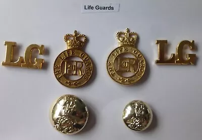 Metal And Anodised Cap Badges Shoulder Titles Buttons The Life Guards • £14.99