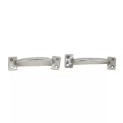 Vintage 5 In. Chrome Window Or Bridge Drawer Pulls • $30