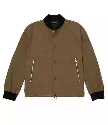 Armani Exchange Snap Closure Coated Nylon Shirt Lightweight Bomber Jacket New • $90.99