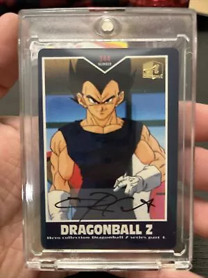 DBZ Hero Collection 4 Autograph Series Vegeta #344 • $400