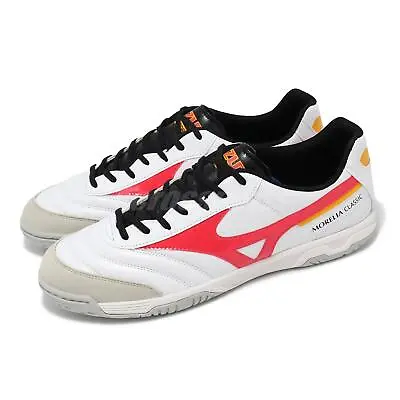 Mizuno Morelia Sala Classic In White Red Men Indoor Soccer Shoes Q1GA2402-91 • $99.99