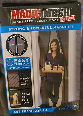 “NEW”Magic Mesh Double Door - Hands Free Strong & Powerful Magnetic Screen Door • $16.99