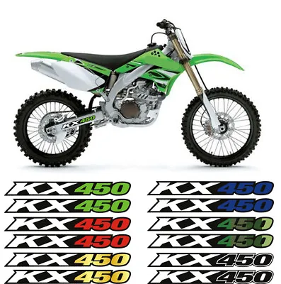 For KAWASAKI KX 450 450F 450SR 450X Swingarm Reflection Stickers Decals Stripes  • $12.59