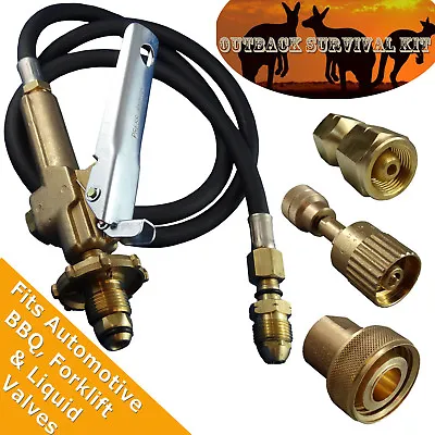  LPG Filler Gun & Hose Outback Survival Decanting Kit • $210.90