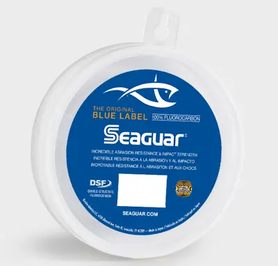 Seaguar Blue Label Fluorocarbon Leader Fishing Line 25 Yards Select Lb. Test • $14.18