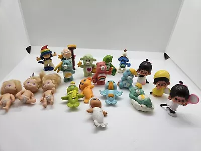 Large Lot Of 80s Figures Carebears Sea Wees Quints Monchichi Smurf • $55