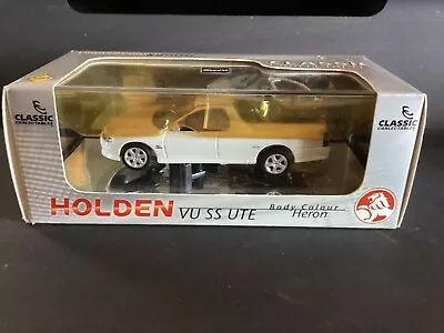 Classic Carlectables 1:43  2001 Holden VU SS Ute Heron White With Certificate • $85