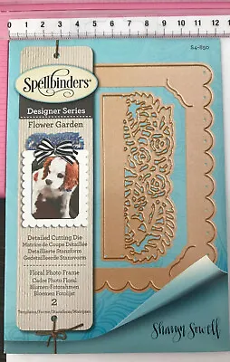 $14.20 • Buy Spellbinders ‘Floral Photo Frame’ 2Dies Flower Garden Collection Designer Series