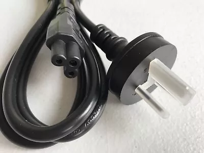 Power Lead Cable Cord AU 3 Pin To Clover Leaf Plug IEC C5 Notebook Laptop • $14.95