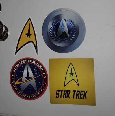 $9.11 • Buy Star Trek STICKERS Variety PACK LOT Of 4 *WORLDWIDE 🌐 SHIPPING*