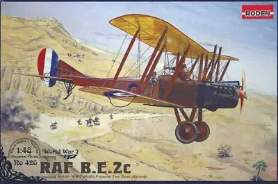 Roden 426 RAF BE 2c British Reconnaissance Aircraft 1/48 Scale Model Kit WWI • $29.34