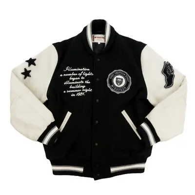 McGregor - Black & White Varsity Stadium Jacket (Approx. M) • $79