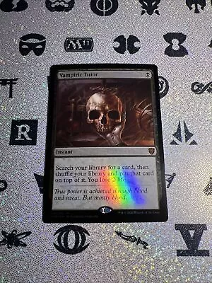 MTG Vampiric Tutor FOIL Commander Legends 156/361 Mythic NM • $50