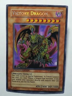 Victory Dragon Secret Rare JUMP-EN011 Limited Edition Near Mint Yugioh • $17.99