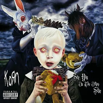 KORN See You On The Other Side BANNER HUGE 4X4 Ft Fabric Tapestry Poster Album • $42.71