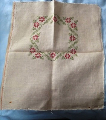 Table Mat Finished Cross Stitch • £3.99