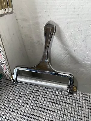 Vintage Aluminum Metal Cheese Slicer  Manual Hand Held Metal Roller Basic • $3.25