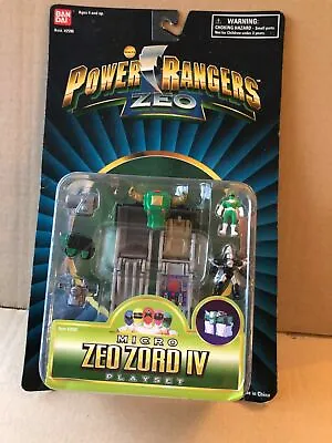 £20 • Buy Power Ranger Zeo Micro Zord IV Play Set Brand New In Blister Card Very Rare Toy 