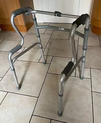 Aluminium Zimmer Mobility Walking Frame Height Adjustable • £25