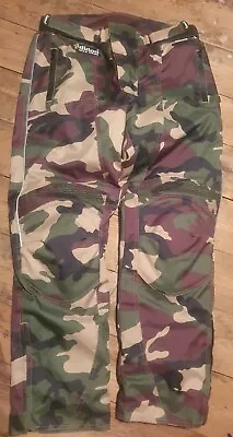 Camouflage Armoured Motorcycle Trousers Size 34  • £40