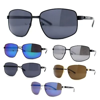 Xloop Sport Rectangle Metal Rim Color Mirror Officer Sunglasses • $12.95