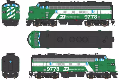 Intermountain N EMD F7A Burlington Northern BN #9778 DC LED 69248-02 • $155.68