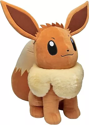 Eevee Poke-mon Plush Stuffed Doll Soft Toy Kids Cute Birthday  Gifts 25cm • $24