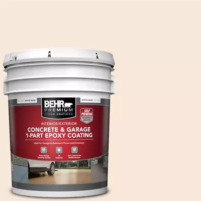 Behr 5 Gal. Epoxy Satin Concrete Paint Interior Exterior Garage Basement Floor • $249.70