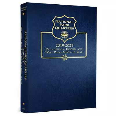 National Park Quarters; PDW Mints: 2019-2021 - Whitman Classic Coin Album • $32.95