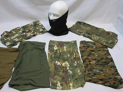 New Military Camo Neck Gaiter Multi-wrap Face Mask Head Scarf Gator Warmer • $12.95